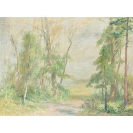 Magyar festő: Parkrészlet