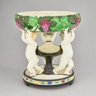 Figurális dísztál 3 puttóval