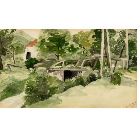 Emőd Aurél: Patak híddal