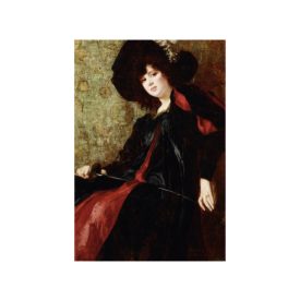 Spányik Kornél: Nő vívótőrrel,1897