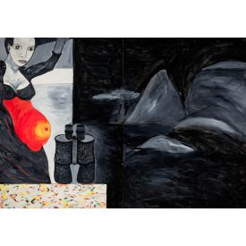 feLugossy László: Terhes nő távcsővel