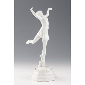 Kisplasztika - Art deco balerina