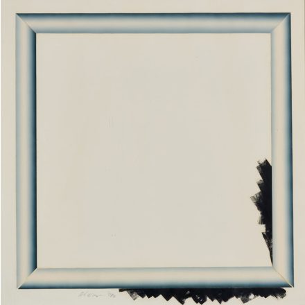 Hencze Tamás: Fehér négyzet, 1980