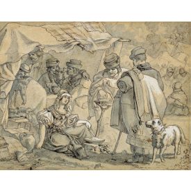 Szemlér Mihály: Mulatozó társaság