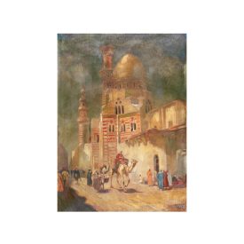 Cserna Károly: Keleti Utcarészlet (Kairo)
