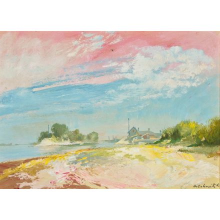 Istókovits Kálmán: Folyó mentén, 1956