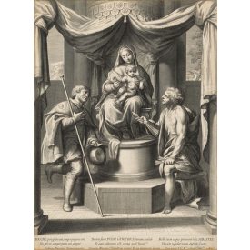 Frederico Barocci után Cornelis Bloemaert: Bibliai jelenet