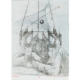   Rádóczy Gyarmathy Gábor: Grafikai mappa (15 darab akvarellel színezett rézkarc)