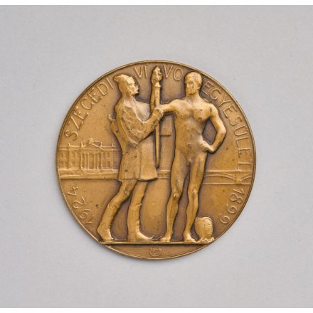 Szegedi Vívóegyesület plakettje, 1924