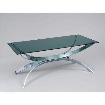 Osvaldo Borsani stilusú üvegasztal