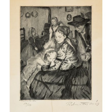 Perlmutter Izsák: Falusi család