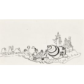 Róna Emy: Csigaház (meseillusztráció)