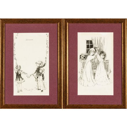 Szecskó Tamás: Illusztrációk Takács Zsuzsa: Rejtjeles tábori lap című könyvéhez