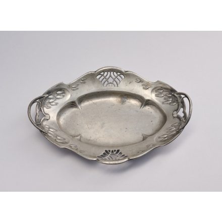 Szecessziós füles kínáló tál