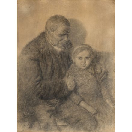 Glatz Oszkár: Nagypapa és unokája