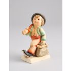 Kisplasztika - Utazó fiú