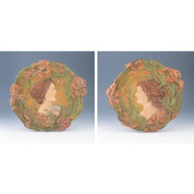 Szecessziós páros falitál