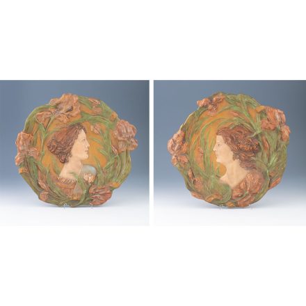 Szecessziós páros falitál