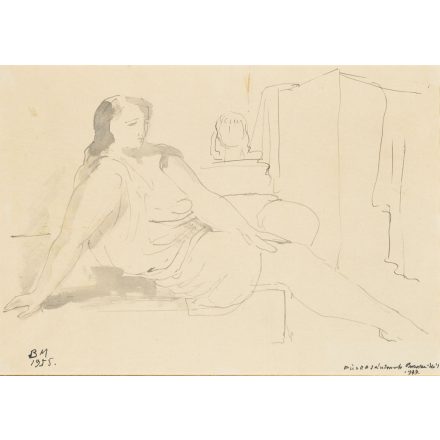 Borsos Miklós: Ülő modell