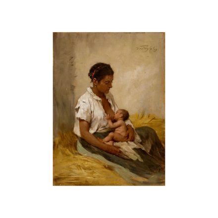 Vastagh György: Cigány asszony gyermekével