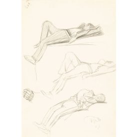 Mednyánszky László: Tanulmányrajz