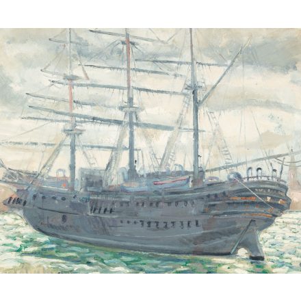 Erdélyi Mihály: Szkúner a kikötőben