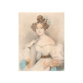 Johann Nepomuk Ender: Fiatal hölgy gyöngyvirággal