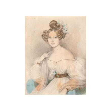 Johann Nepomuk Ender: Fiatal hölgy gyöngyvirággal