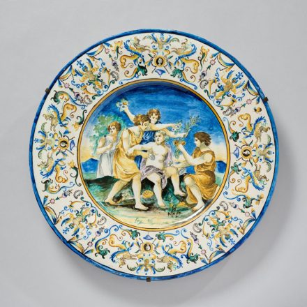 Nagyméretű fali dísztál