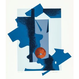 Halász-Szabó Sándor: Kék kompozíció