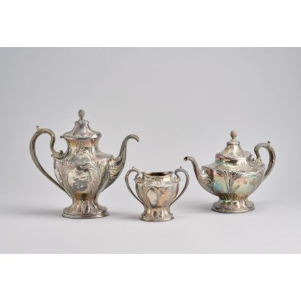 3 db-os szecessziós kiöntő garnitúra