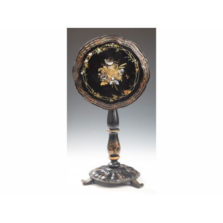 Angol billenő tetejű szalonasztal