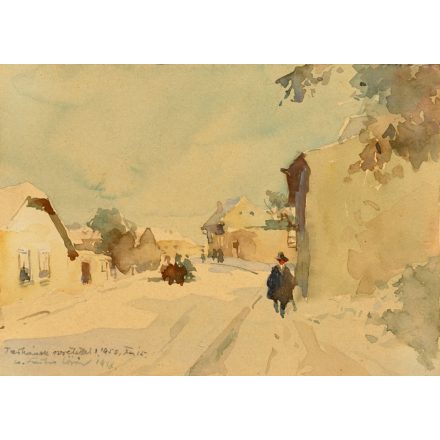 Csallóközi Farkas Lőrinc: Falusi utca