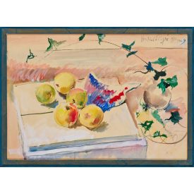 Vinkler László: Gyümölcsös csendélet