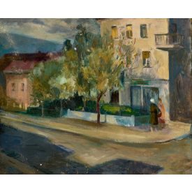 Dávid Lajos: Utcarészlet