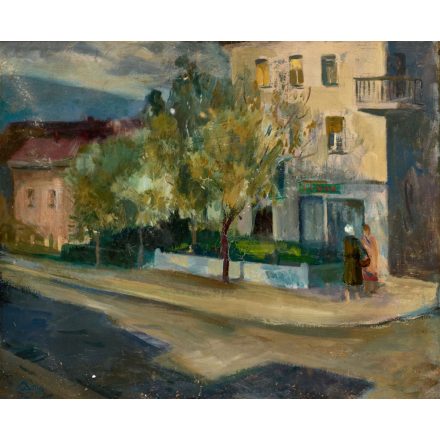 Dávid Lajos: Utcarészlet