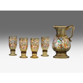 Neoreneszánsz boroskészlet