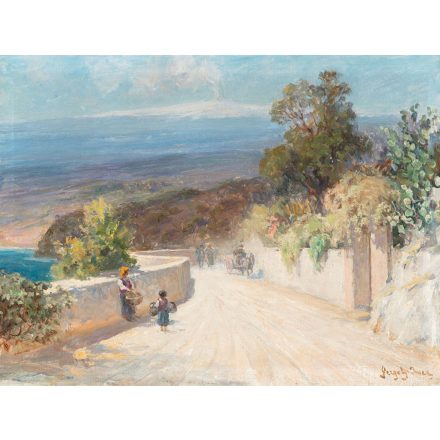 Gergely Imre: Vezúv látképe