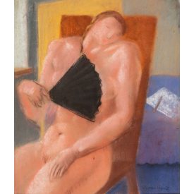 Ilosvai Varga István: Hölgy legyezővel