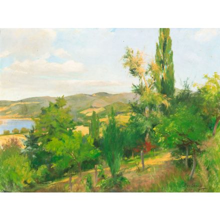 Benkhard Ágost: Tájkép, 1936