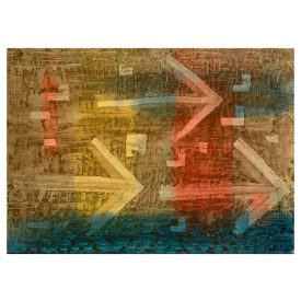 Gyarmathy Tihamér: Három nyíllal, 1961