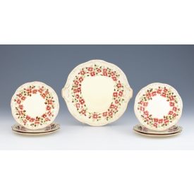 6 személyes 7 darabos süteményes készlet