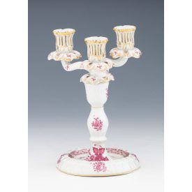 Háromkaros gyertyatartó