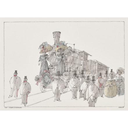 Paul Flora: Das Dampfross mappa lapja II. - A tiszteletreméltó szüzek (Die ehren Jungfern)