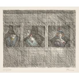 Paul Flora: Carnevale sorozat lapja - Orient Express