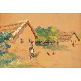 Neogrády Antal: Falusi udvar