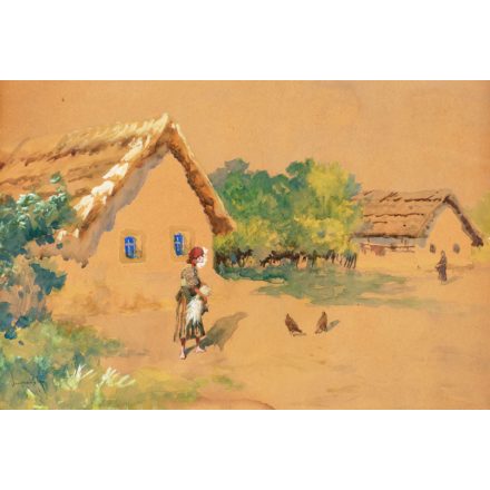 Neogrády Antal: Falusi udvar