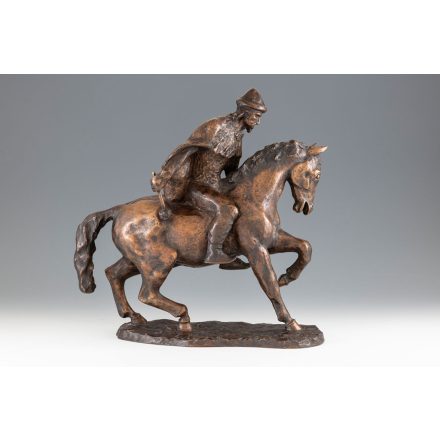 Ismeretlen magyar szobrász: Vágtató lovas