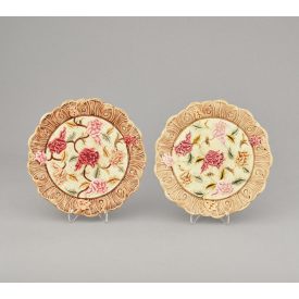 Páros szecessziós dísztányér