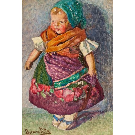 Boemm Ritta: Baba népviseletben